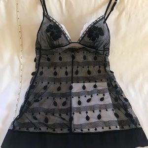 La Perla negligee / baby doll / slip black